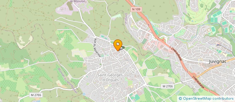 localisation de l'entreprise LES JARDINS DE NICOLAS  SAINT-GEORGES-D'ORQUES