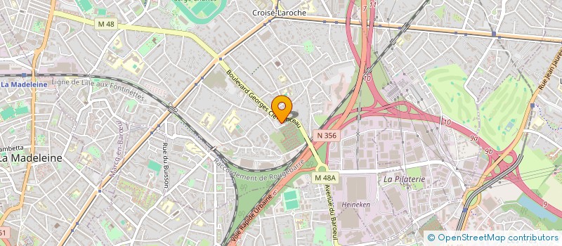 localisation de l'entreprise LES JARDINS DE NICOLAS à MARCQ-EN-BARŒUL