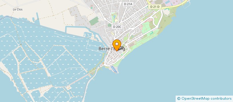 localisation de l'entreprise LES JARDINS DE NOLA  BERRE-L'ETANG
