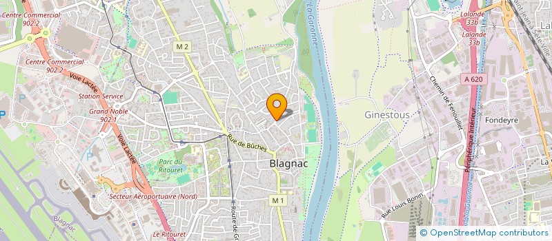 localisation de l'entreprise LES JARDINS DE NOVIGE  BLAGNAC