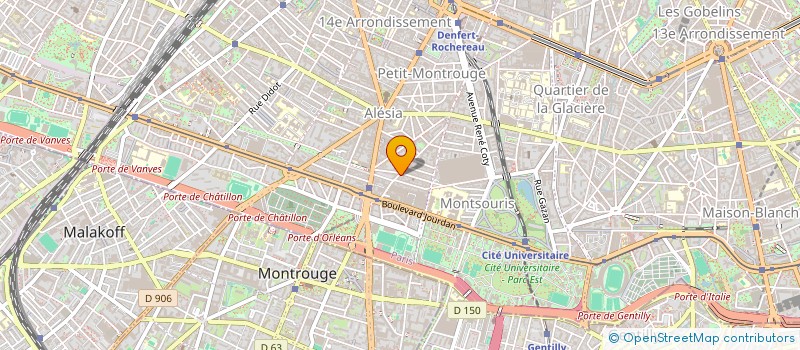 localisation de l'entreprise LES JARDINS DE PAUL HA  PARIS