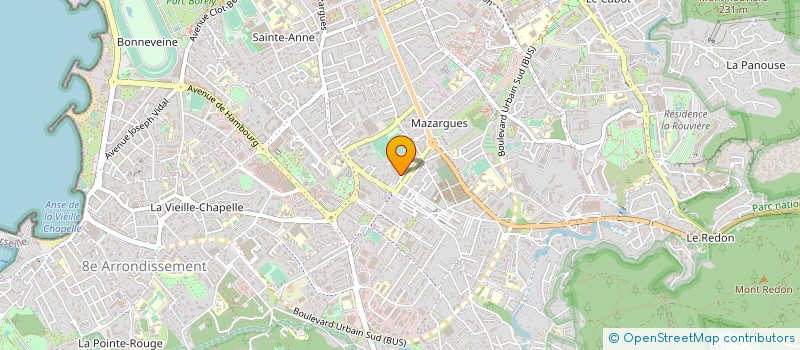 localisation de l'entreprise LES JARDINS DE PAULINE à MARSEILLE