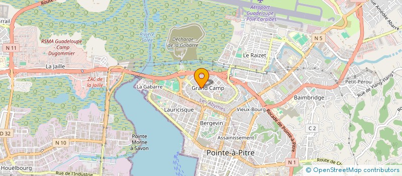 localisation de l'entreprise LES JARDINS DE PEDICETTE à LES ABYMES