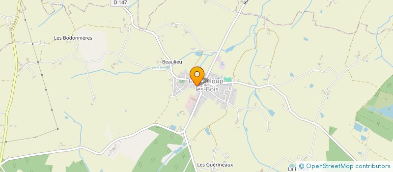 localisation de l'entreprise LES JARDINS DE PERONNE  CHANTELOUP-LES-BOIS