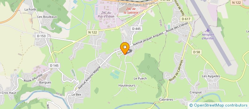 localisation de l'entreprise LES JARDINS DE PIERRE à YTRAC
