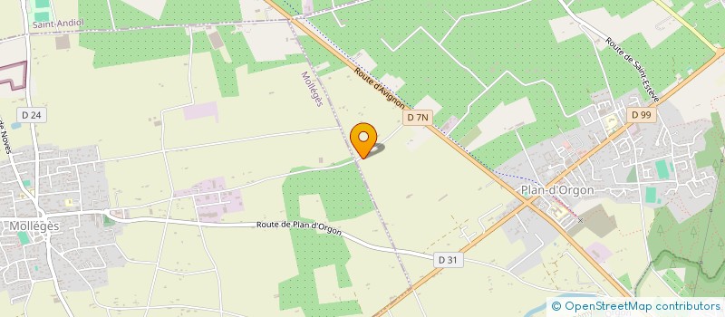 localisation de l'entreprise LES JARDINS DE POUPAILLE SARL à PLAN D'ORGON