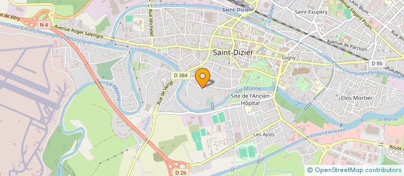 localisation de l'entreprise LES JARDINS DE PRINVAULT à SAINT-DIZIER
