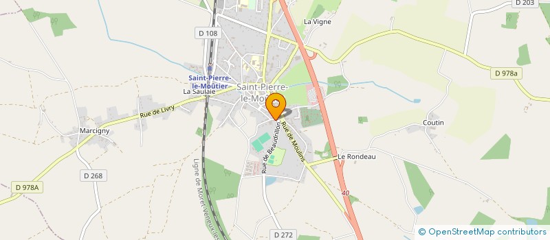 localisation de l'entreprise LES JARDINS DE PROVENCE à SAINT-PIERRE-LE-MOUTIER