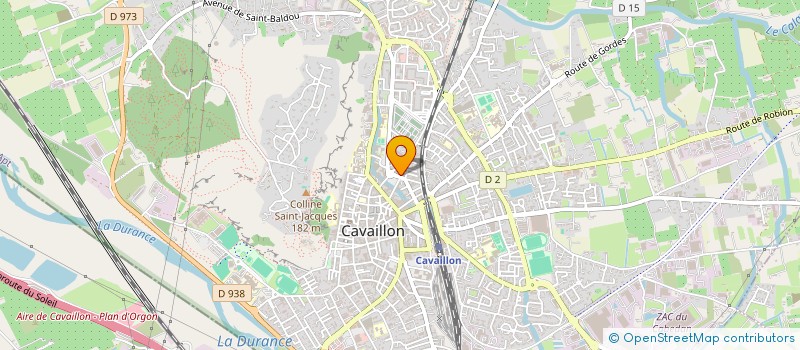 localisation de l'entreprise LES JARDINS DE PROVENCE à CAVAILLON