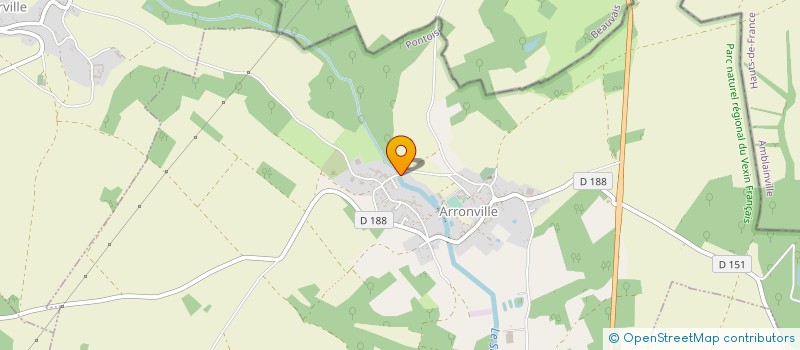 localisation de l'entreprise LES JARDINS DE REINA  ARRONVILLE