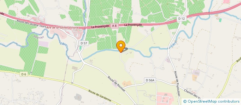 localisation de l'entreprise LES JARDINS DE ROMAIN à TRETS