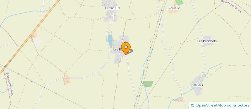 localisation de l'entreprise LES JARDINS DE ROMAIN IDF  BEAUTHEIL-SAINTS