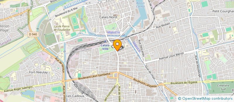 localisation de l'entreprise LES JARDINS DE ROMY  CALAIS