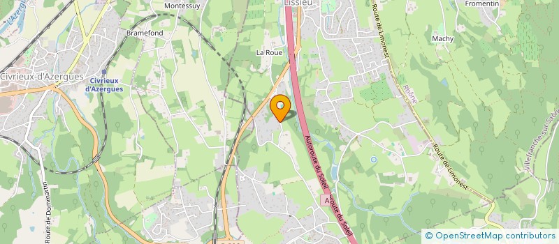 localisation de l'entreprise LES JARDINS DE SAINT CYR  LISSIEU