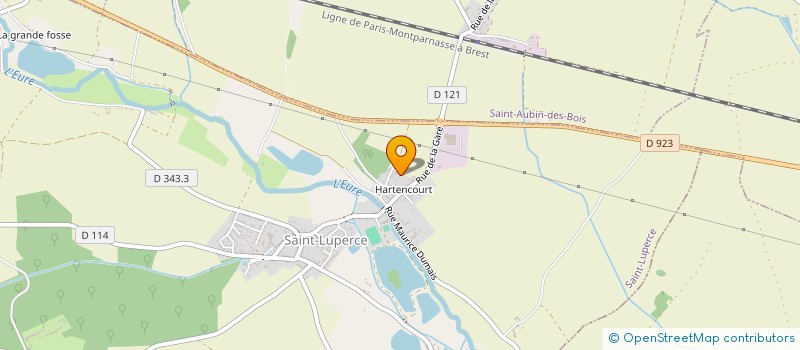 localisation de l'entreprise LES JARDINS DE SAINT LUPERCE à SAINT-LUPERCE