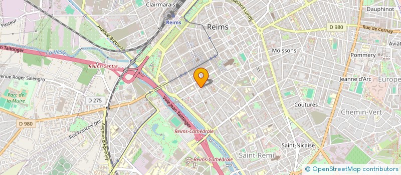 localisation de l'entreprise LES JARDINS DE SAINT-MARC à REIMS