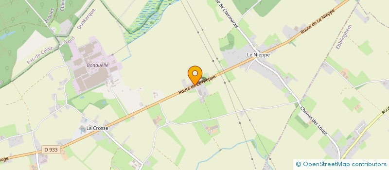 localisation de l'entreprise LES JARDINS DE SAINTE LUCIE  RENESCURE