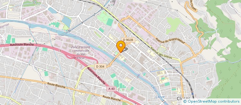 localisation de l'entreprise LES JARDINS DE SAKURA  CLUSES