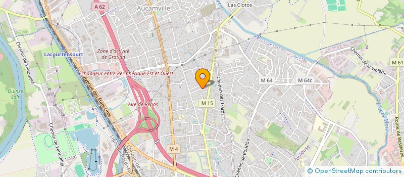 localisation de l'entreprise LES JARDINS DE SALIERES à TOULOUSE
