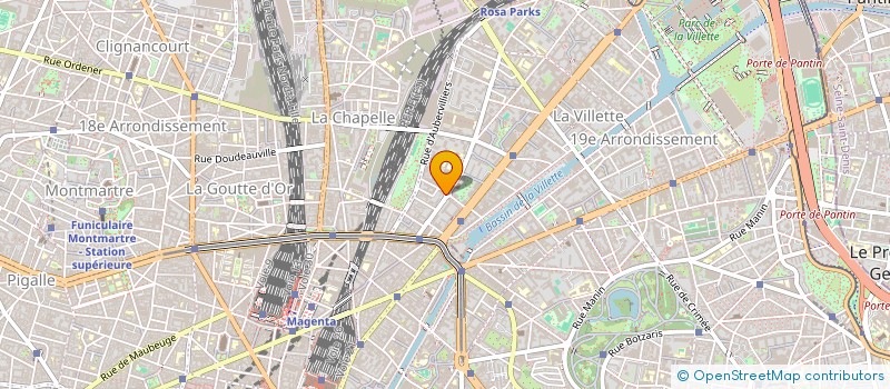 localisation de l'entreprise LES JARDINS DE SARAH  PARIS