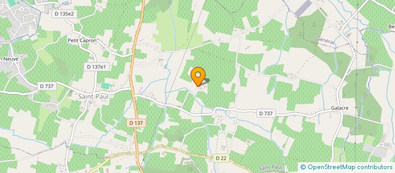 localisation de l'entreprise LES JARDINS DE SAUBIETTE à BLAYE