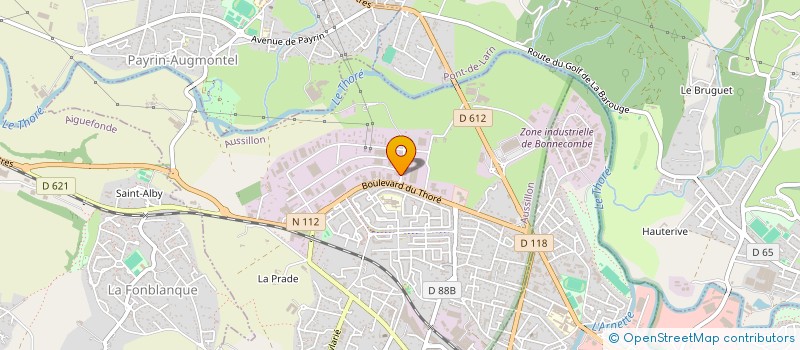 localisation de l'entreprise LES JARDINS DE SEB  AUSSILLON