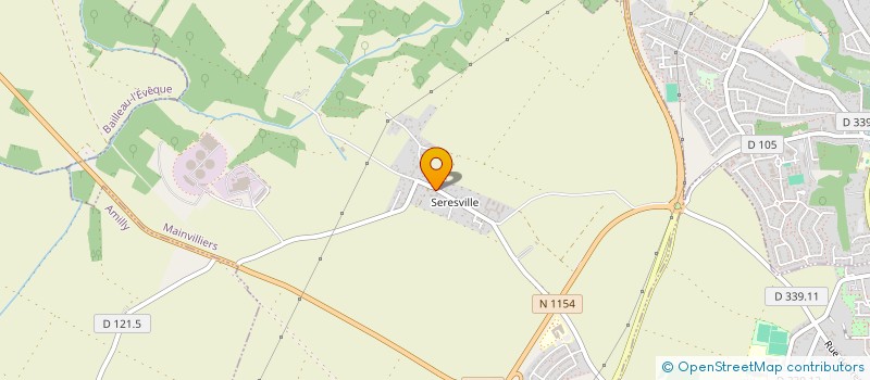 localisation de l'entreprise LES JARDINS DE SERESVILLE à MAINVILLIERS
