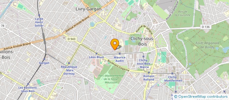 localisation de l'entreprise LES JARDINS DE SEVIGNE  LIVRY-GARGAN