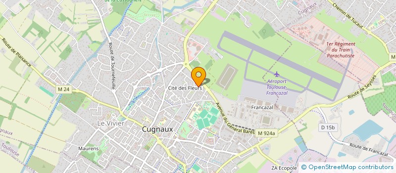 localisation de l'entreprise LES JARDINS DE SEYSSES à VILLENEUVE TOLOSANE