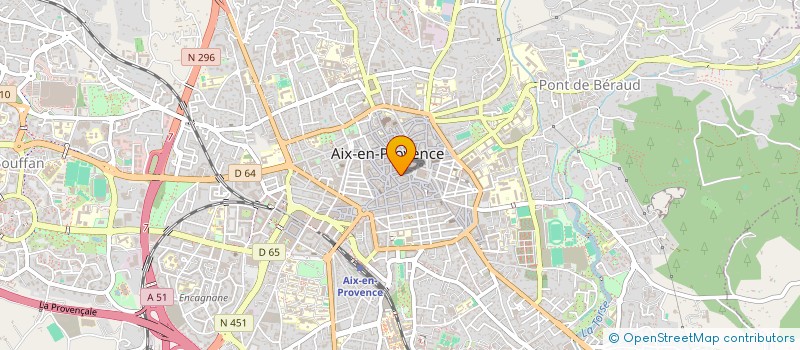 localisation de l'entreprise LES JARDINS DE SHALIMAR à AIX-EN-PROVENCE