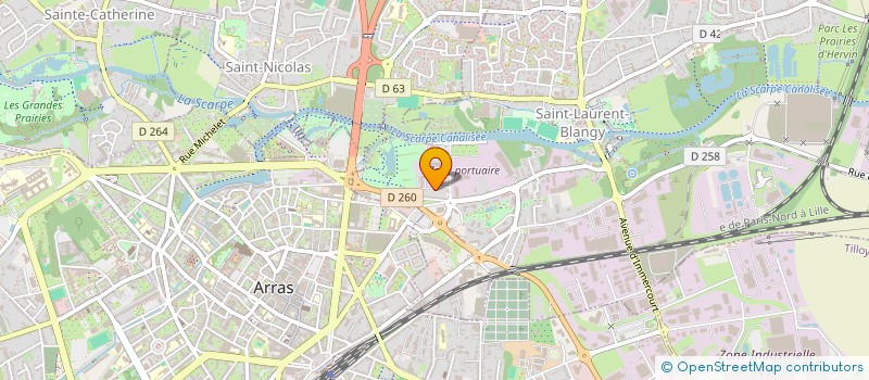 localisation de l'entreprise LES JARDINS DE SOISY  SAINT-LAURENT-BLANGY