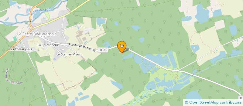localisation de l'entreprise LES JARDINS DE SOLOGNE à LA FERTE-BEAUHARNAIS