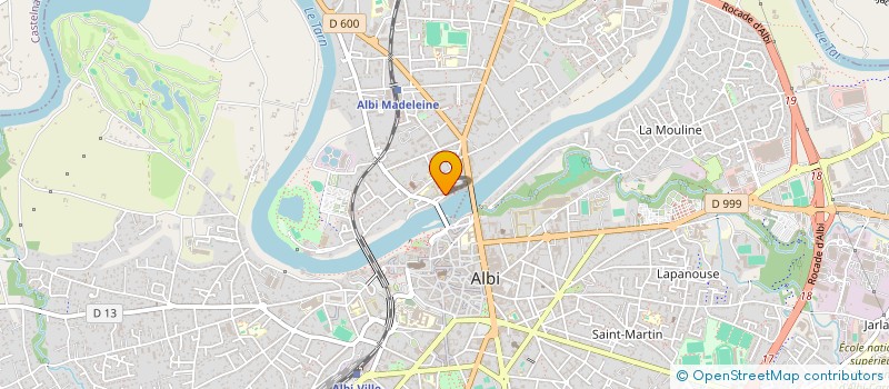 localisation de l'entreprise LES JARDINS DE ST ALVAIRE à ALBI