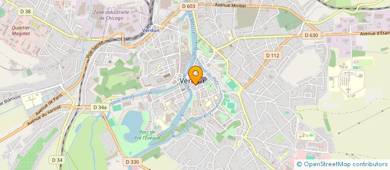 localisation de l'entreprise LES JARDINS DE STAM à VERDUN