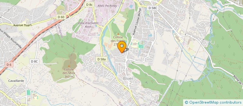 localisation de l'entreprise LES JARDINS DE SYLVIE  GARDANNE