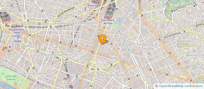 localisation de l'entreprise LES JARDINS DE TRIANON à PARIS