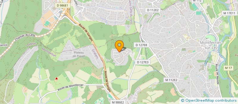 localisation de l'entreprise LES JARDINS DE VERCHANT  SAINT-CLEMENT-DE-RIVIERE