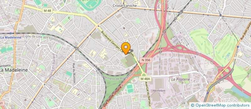 localisation de l'entreprise LES JARDINS DE VICQ à MARCQ EN BAROEUL