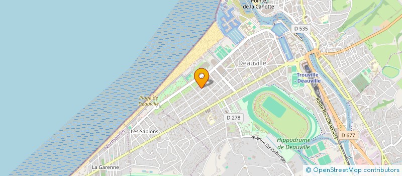 localisation de l'entreprise LES JARDINS DE VICTORIA à DEAUVILLE