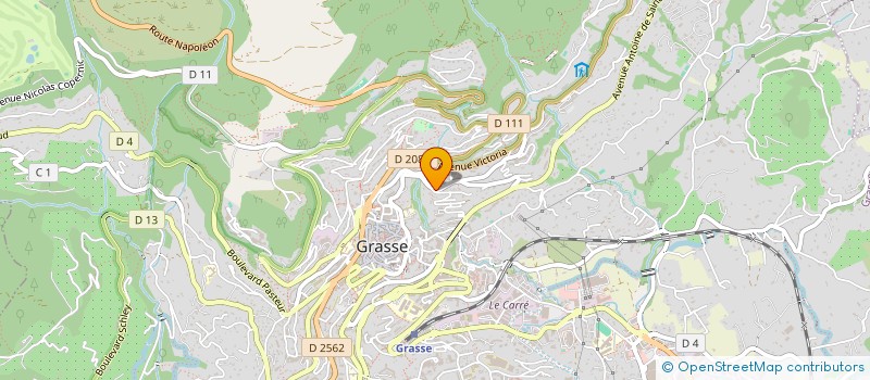 localisation de l'entreprise LES JARDINS DE VICTORIA  GRASSE