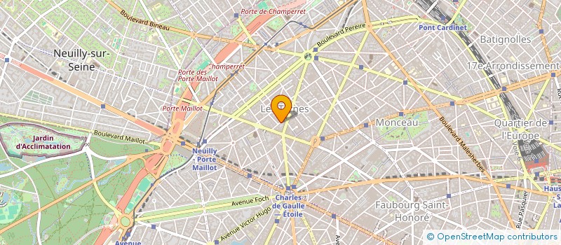 localisation de l'entreprise LES JARDINS DE VILLEBOIS  PARIS