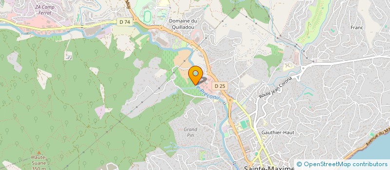 localisation de l'entreprise LES JARDINS DE ZARGA à SAINTE-MAXIME