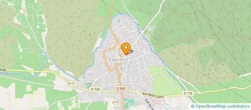 localisation de l'entreprise LES JARDINS DES ALPILLES  EYGUIERES