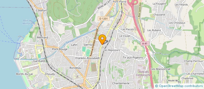 localisation de l'entreprise LES JARDINS DES ANCETRES à AIX-LES-BAINS
