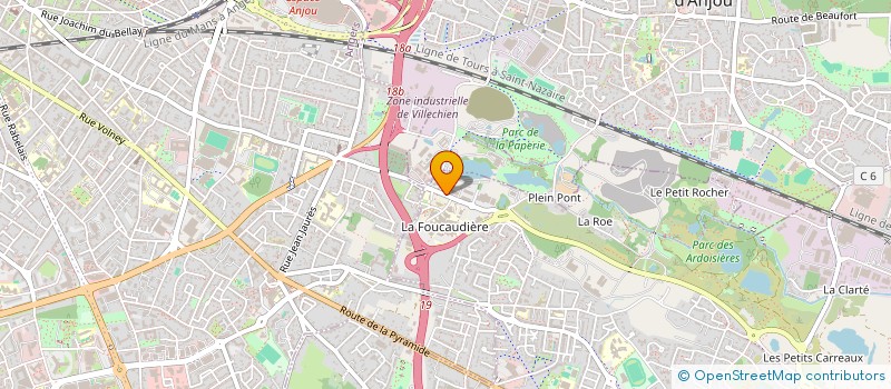localisation de l'entreprise LES JARDINS DES ARDOISIERES à TRELAZE