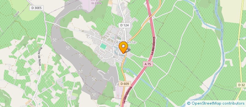 localisation de l'entreprise LES JARDINS DES CAMINIERES DE CASTELNAU DE GUERS  CASTELNAU-DE-GUERS