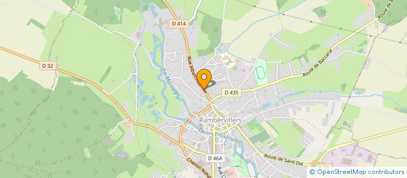 localisation de l'entreprise LES JARDINS DES CAPUCINS  RAMBERVILLERS