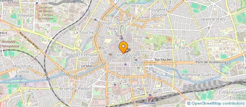 localisation de l'entreprise LES JARDINS DES DELICES à RENNES