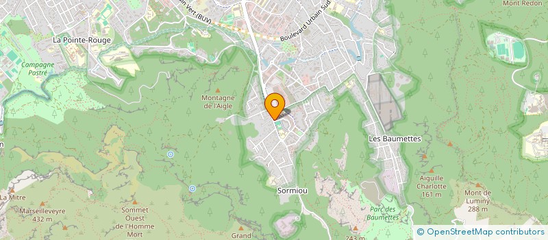 localisation de l'entreprise LES JARDINS DES DEUX FRANGINS à MARSEILLE
