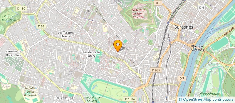 localisation de l'entreprise LES JARDINS DES HAUTS DE RUEIL à RUEIL-MALMAISON